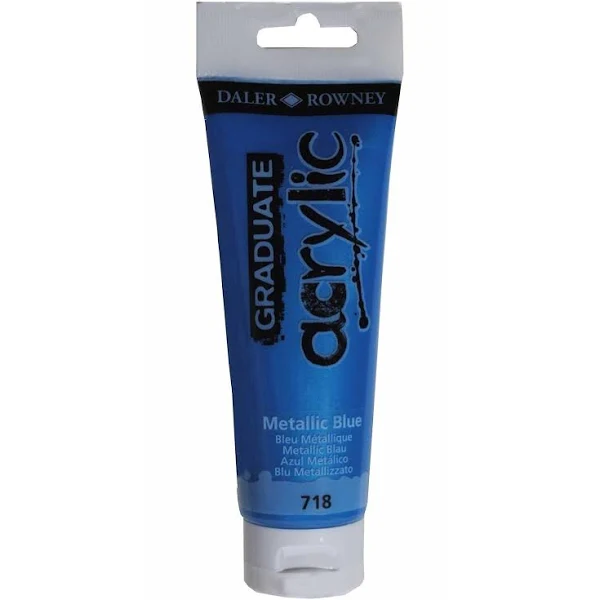 Daler Rowney Graduate Akrilik Boya Graduate Acrylıc 120Ml Metallıc Blue