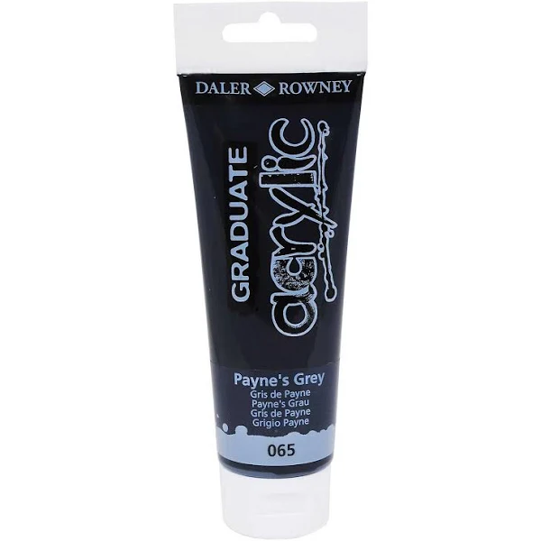 Daler Rowney Graduate Akrilik Boya Graduate Acrylıc 120Ml Paynes Grey
