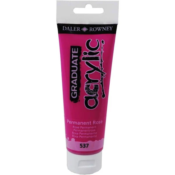 Daler Rowney Graduate Akrilik Boya Graduate Acrylıc 120Ml Permanent Rose