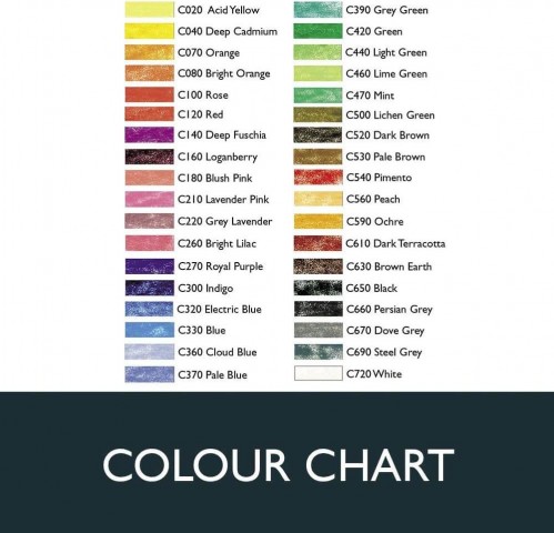 Derwent Coloursoft 36'lı Kuru Boya Kalem Seti / 0701028