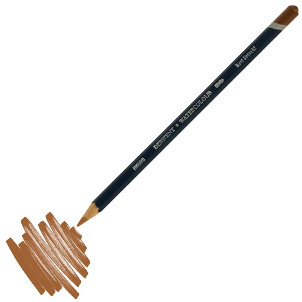 Derwent Watercolour Sulandırılabilir Boya Kalemi  Burnt Sienna