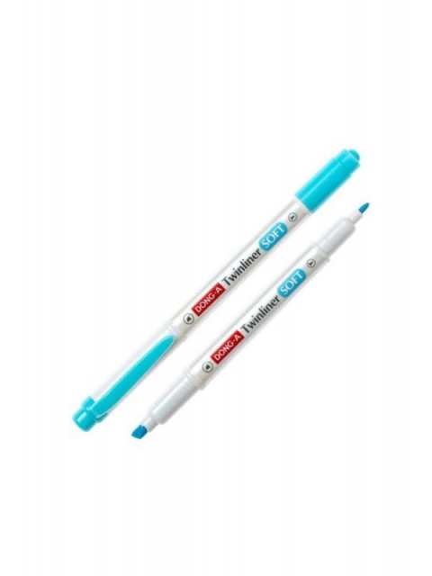 Dong-A Twinliner Soft Fosforlu Kalem Gök Mavi / No.37