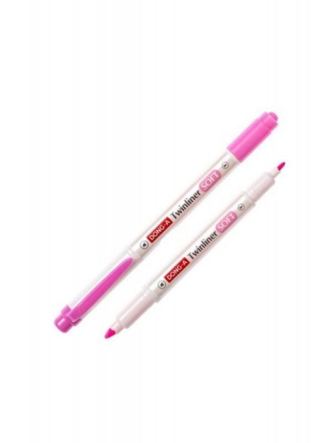 Dong-A Twinliner Soft Fosforlu Kalem Pembe / No.16