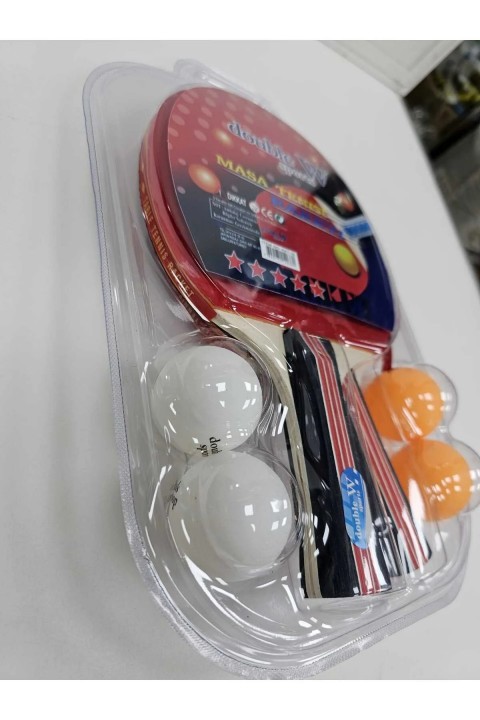 Double W Raket Seti (2 Raket+4 Top) / RKT-38 - 1 Paket