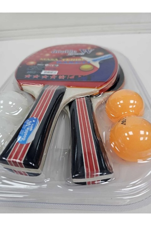 Double W Raket Seti (2 Raket+4 Top) / RKT-38 - 1 Paket