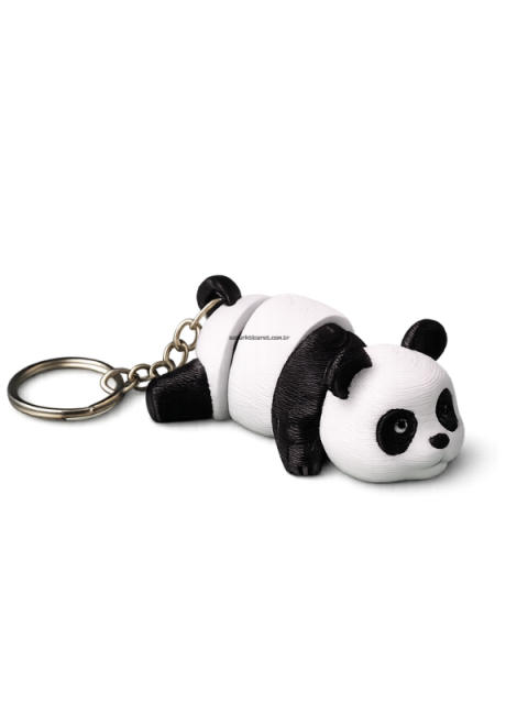 E&D Art Hediyelik Hareketli Anahtarlık Panda, Çanta Charmı /