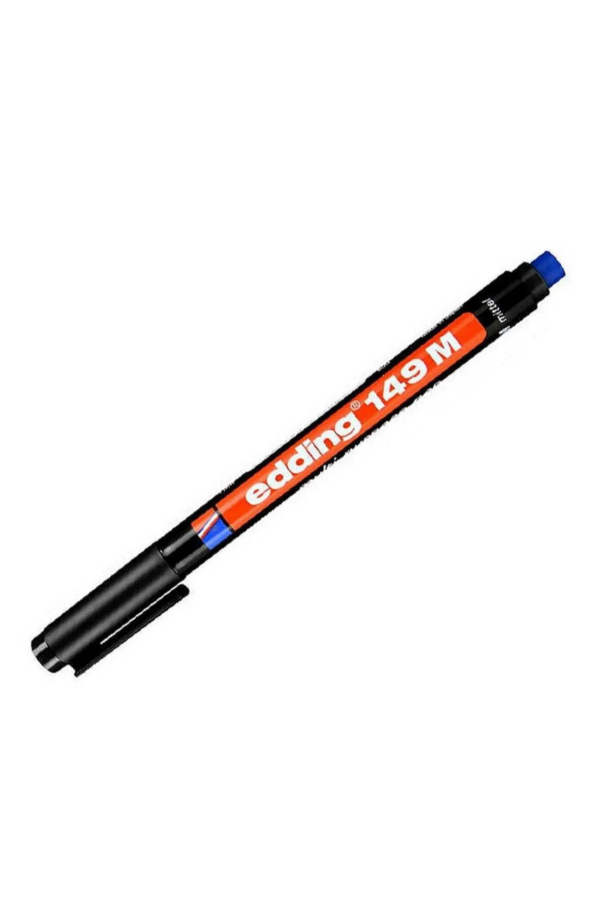 Edding 149 M 1.0mm Silgili Permanent Asetat Kalemi Siyah (1 adet)