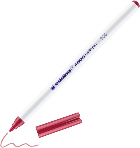 Edding 4600 1.0mm Tekstil Kumaş Kalemi Ateş Kırmızısı / 019