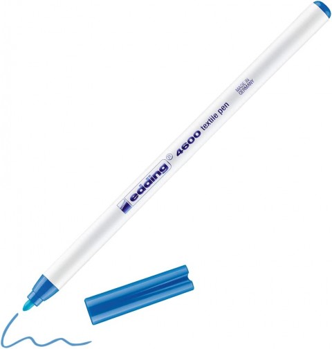 Edding 4600 1.0mm Tekstil Kumaş Kalemi Gökyüzü Mavi / 010