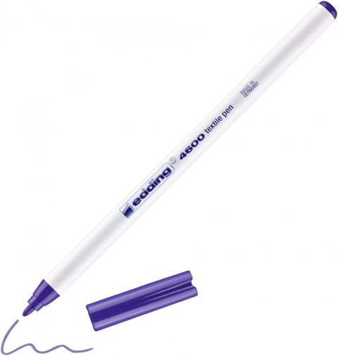 Edding 4600 1.0mm Tekstil Kumaş Kalemi Mor / 008