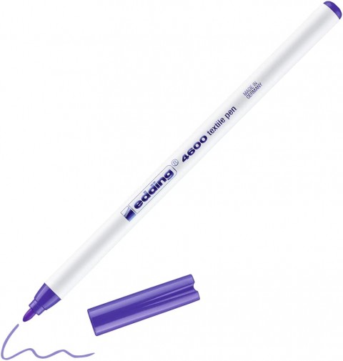 Edding 4600 1.0mm Tekstil Kumaş Kalemi Neon Mor / 068