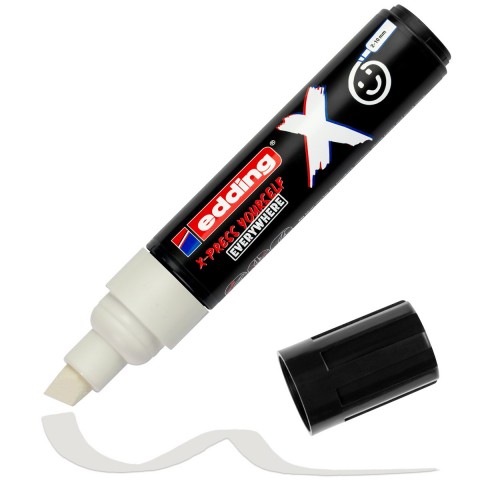 Edding 6900 X Multi Marker 2-10mm Kesik Uç 2'li Set - Siyah & Beyaz / 4-6900-2-1