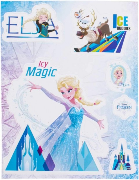 Elsa Karanlıkta Parlayan A4 Boy Sticker