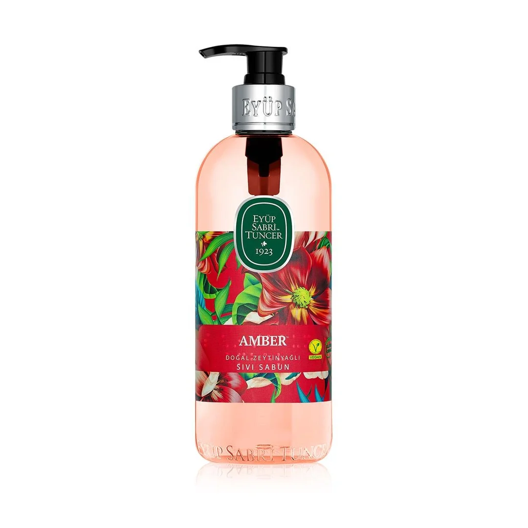Eyüp Sabri Tuncer 500ml Amber Doğal Zeytinyağlı Sıvı Sabun /