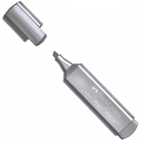 Faber Castell 1546 Metallik Fosforlu Kalem Silver