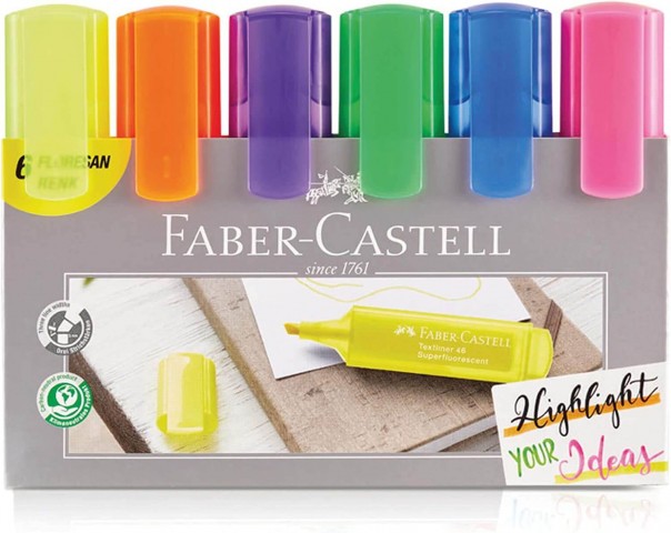 Faber Castell 18'li Fosforlu Kalem Seti / 5030000003