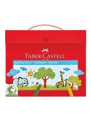 Faber Castell 24'lü Karton Çantalı Pastel Boya / 5282000002