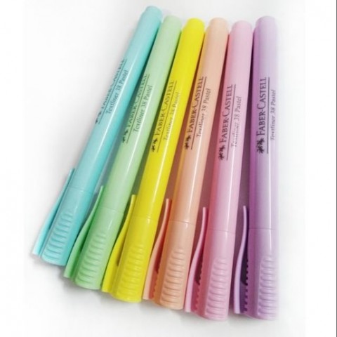 Faber Castell 38 Kalem Tipi Fosforlu Pastel Sarı / 1 Adet