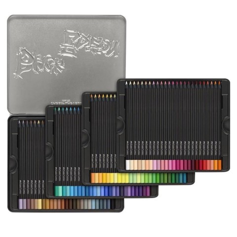 Faber Castell Black Edition 100'lü Kuru Boya Kalem Seti Metal Kutu /