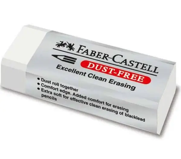 Faber Castell Dust Free Büyük Silgi Gri / 187120
