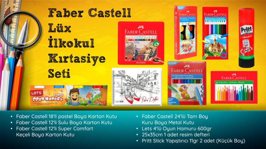 Faber Castell LÜX İlkokul Kırtasiye Seti