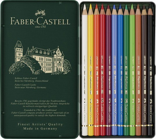 Faber Castell POLYCHROMOS Kuru Boya Kalemi 12 Renk