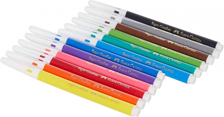 Faber Castell Super Comfort 12'li Keçeli Kalem