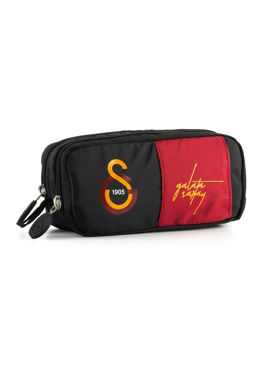 Galatasaray Bant Detaylı Siyah Çift Gözlü Paraşüt Kalemlik / 23504