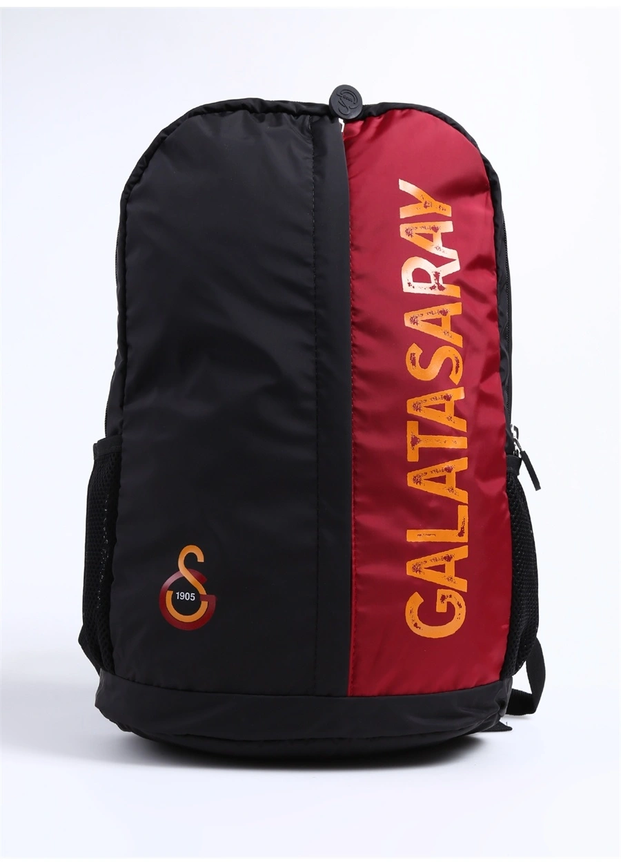 Galatasaray Kaligrafik Baskılı Çift Gözlü Siyah Çanta / 23526