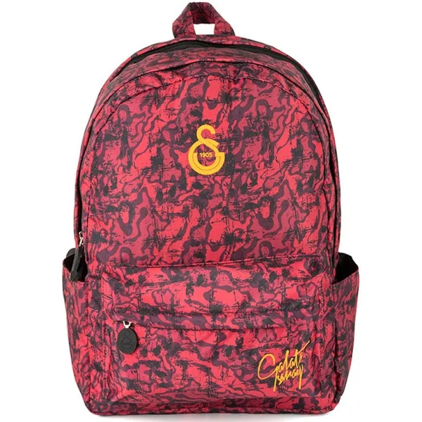 Galatasaray Sarı Logo Çift Gözlü Batik Çanta / 23509