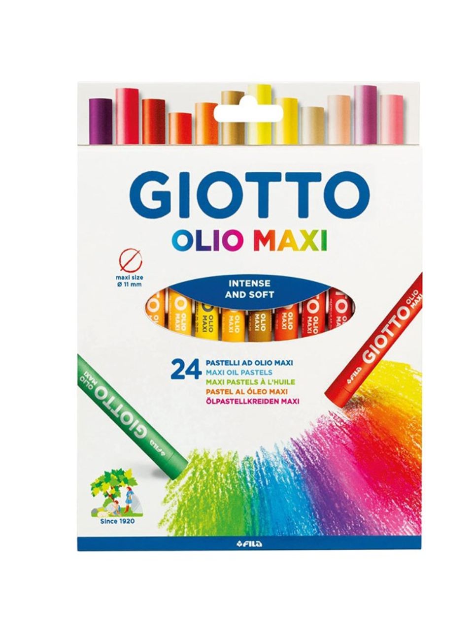 Giotto Olio Maxi 24'lü Jumbo Yağlı Pastel Boya / 293800