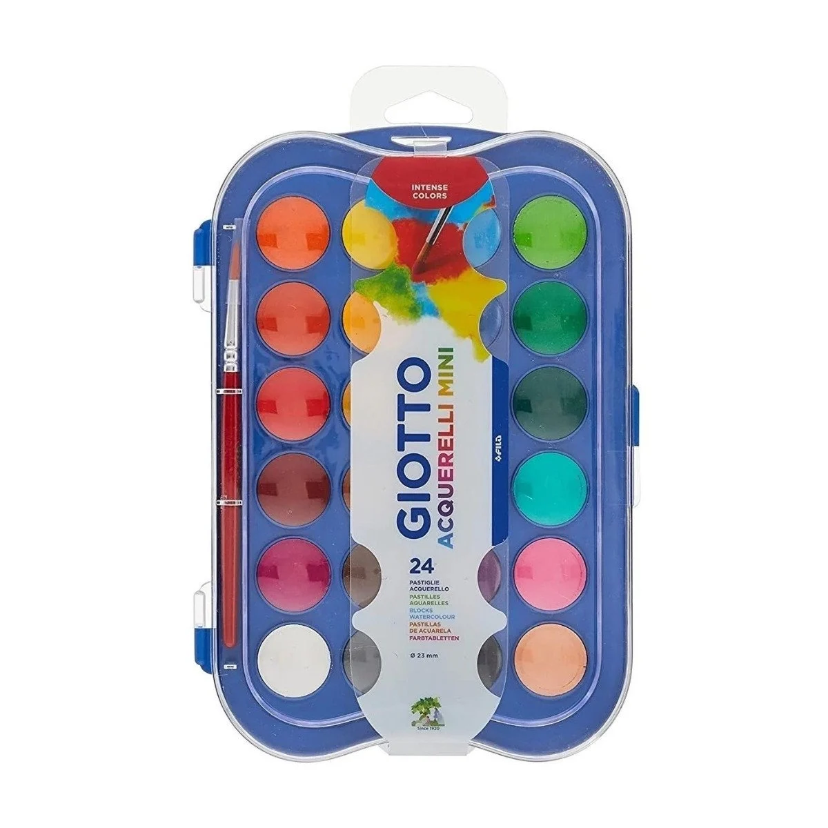 Giotto Sulu Boya 24 Renk Plastik Kutu Set / 352600