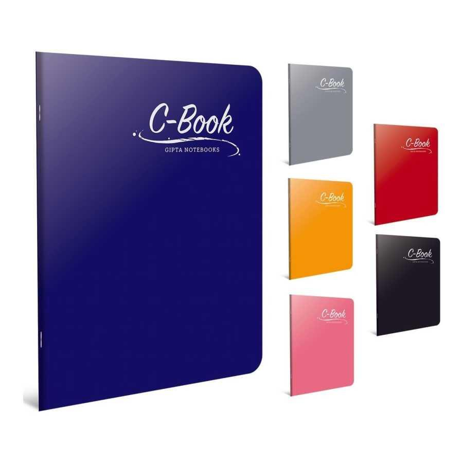 Gıpta C-Book A5 80yp Zımbalı Plastik Kapak Not Defteri Kareli - 1 Adet