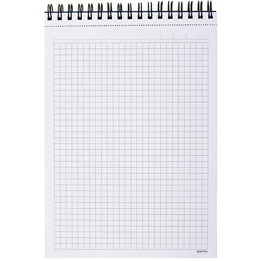 Gıpta Prisma A5 100yp Üstten Spiralli Bloknot Not Defteri Karei / B35