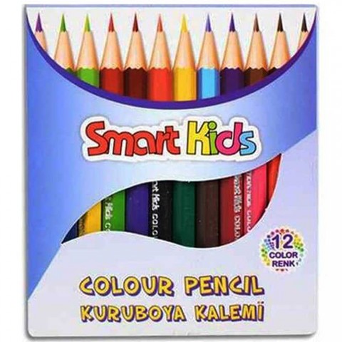 Globox Smart Kids 12'li Yarım Boy Kuru Boya