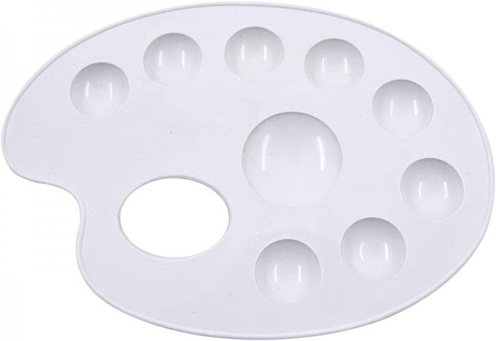 Hatas 20cm Plastik Godeli Öğrenci Resim Paleti / 0890
