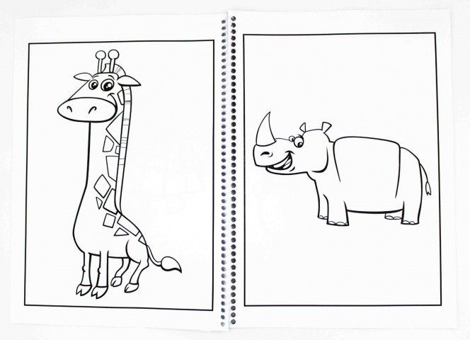 Hayvanlar Temalı Eğlenceli Boyama Kitabı, Resim Defteri