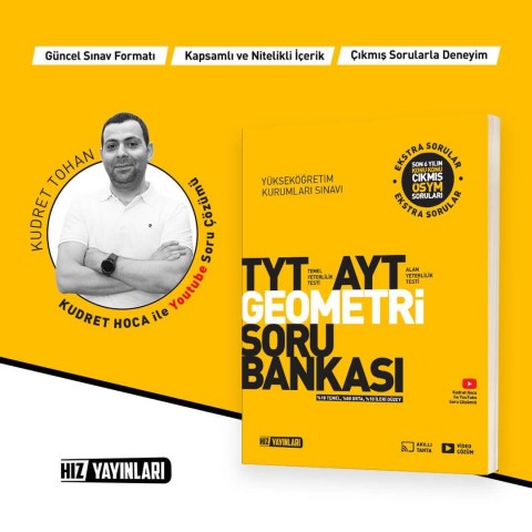 Hız Yayınları TYT-AYT Geometri Soru Bankası