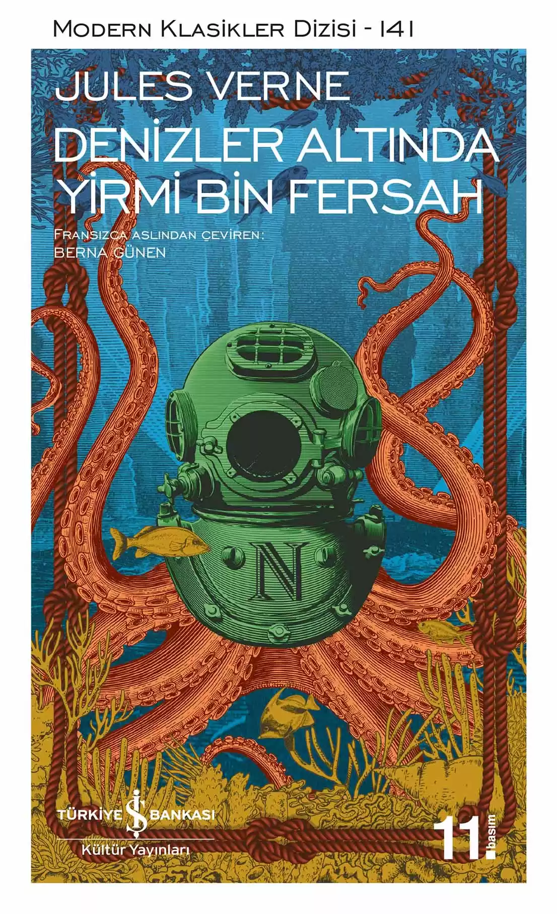 İş Bankası Kültür Yayınları Denizler Altında Yirmi Bin Fersah - Jules Verne