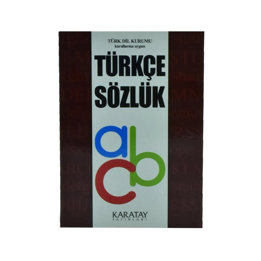 Karatay Yayınları Türkçe Sözlük - Cep Boy Karton Kapak