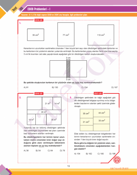 Karekök Yayınları 8. Sınıf LGS Matematik Köprüsü