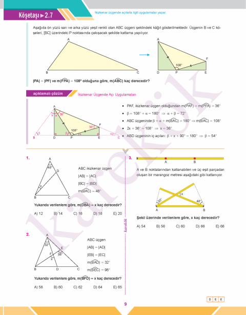 Karekök Yayınları TYT Geometri 1. Kitap MPS