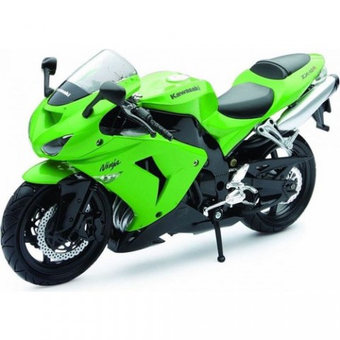 Kawasaki ZX-10R 2006 Model Motorsiklet 1/12 Ölçek - Yeşil