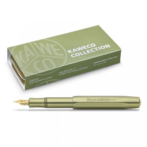 Kaweco Al Sport Collection Dolma Kalem, M Uç, Zeytin Yeşili / 11000365