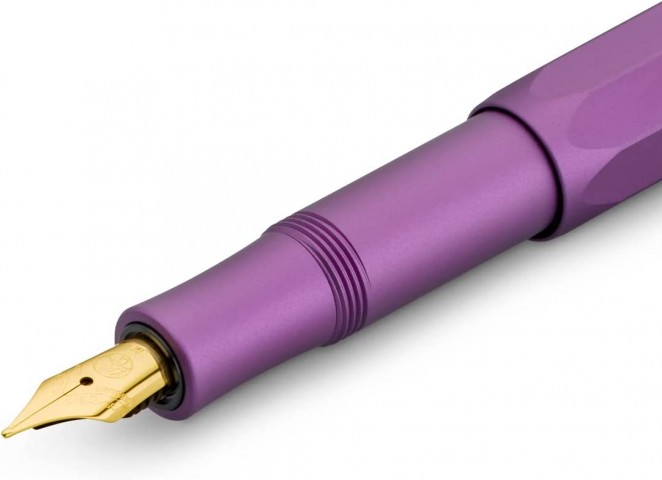 Kaweco Al Sport Collection Dolma Kalem, Metalik Mor, EF Uç / 10002126