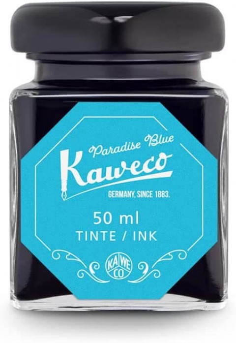 Kaweco Dolmakalem Mürekkep 50ml Cam Şişe Cennet Mavi / 10002194