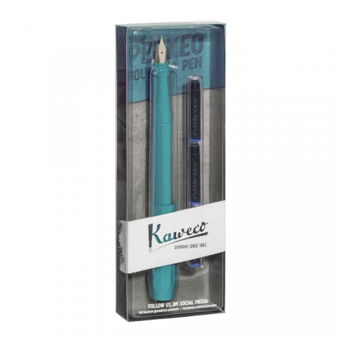 Kaweco Perkeo Dolma Kalem Seti Breezy Teal M Uç / 10002229