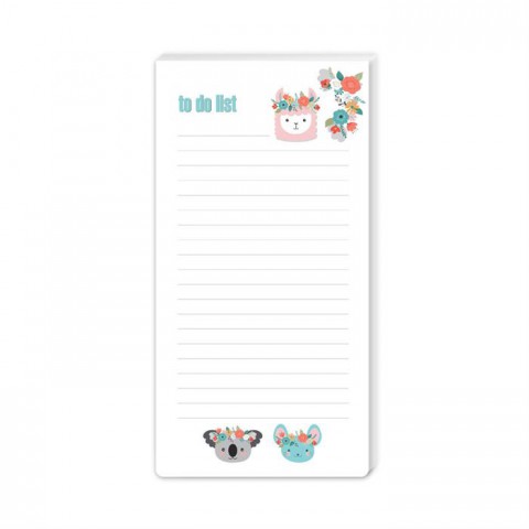 Keksin Color 40 Yaprak Çizgili To Do List  Koalalama
