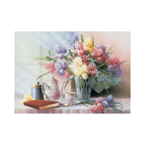 Keskin Color 1000 Parça Puzzle 48x68 cm - VAZODAKİ ÇİÇEKLER