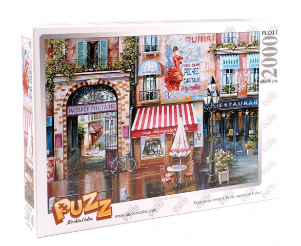 Keskin Color 2000 Parça Puzzle 68x96 cm - FRANSIZ SOKAĞI